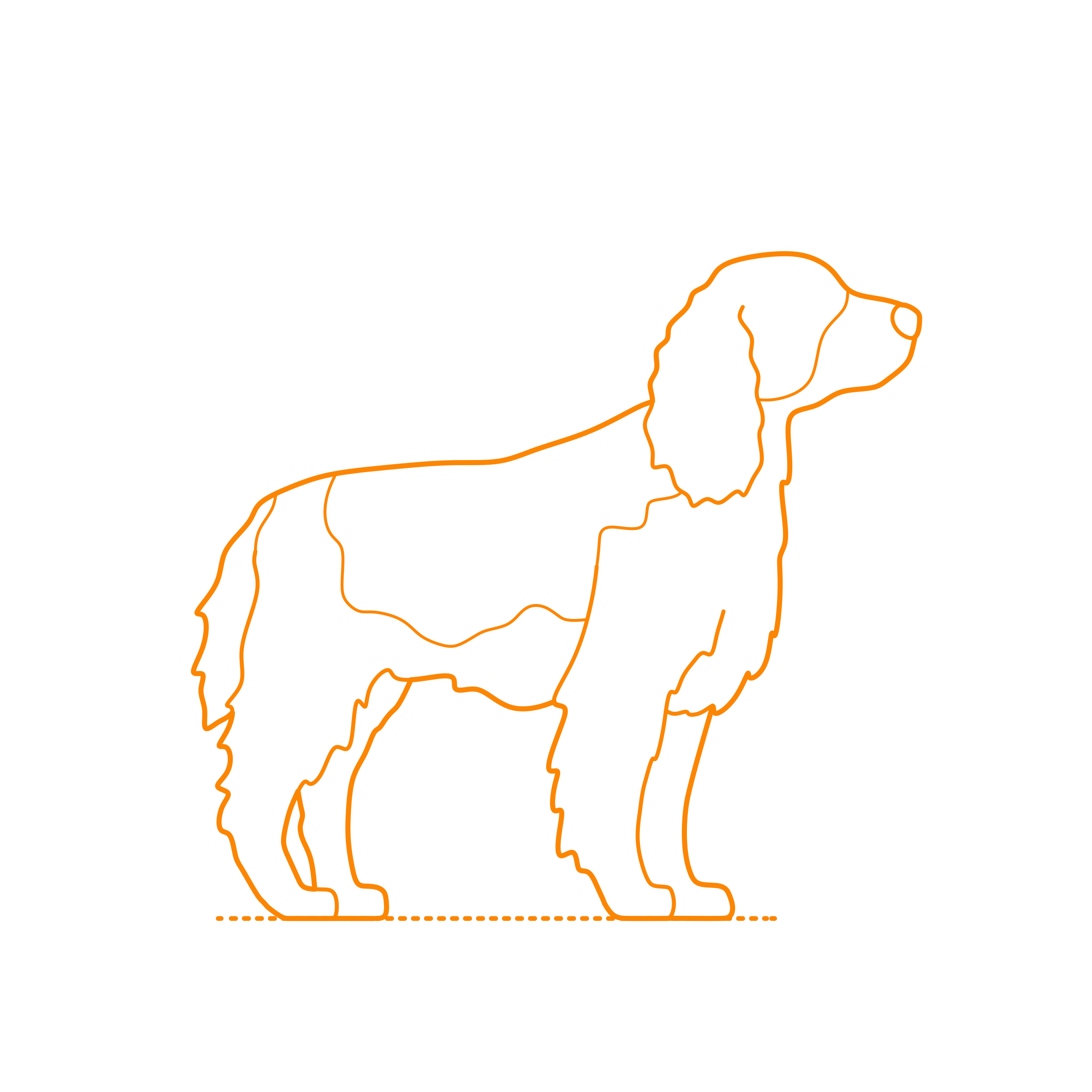 Animals Dogs Welsh Springer Spaniel Laser Cut Svg File Free Vectors